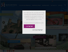 Tablet Screenshot of leminervois.com